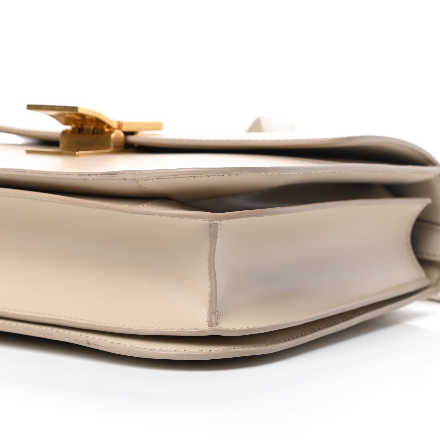Celine Box Calfskin Medium Classic Box Flap Bag Powder 11 of 14