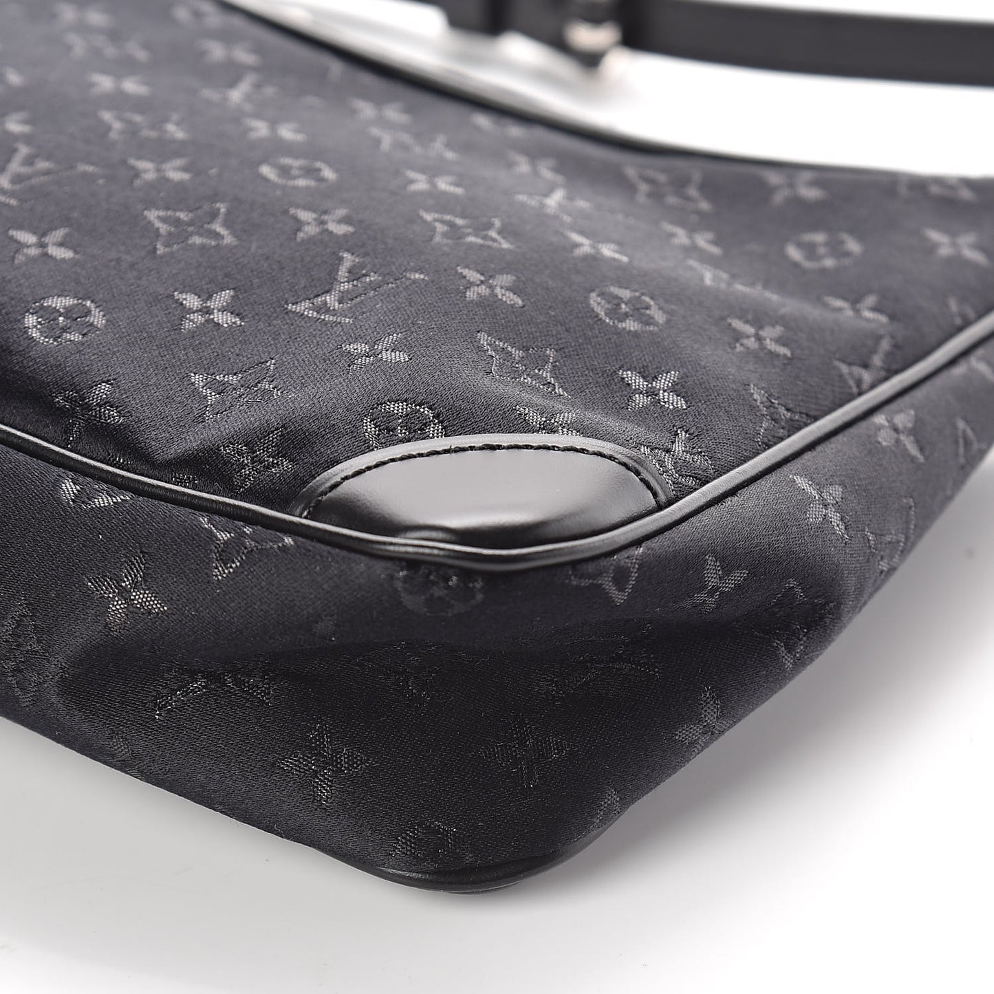 Satin Monogram Little Boulogne Black