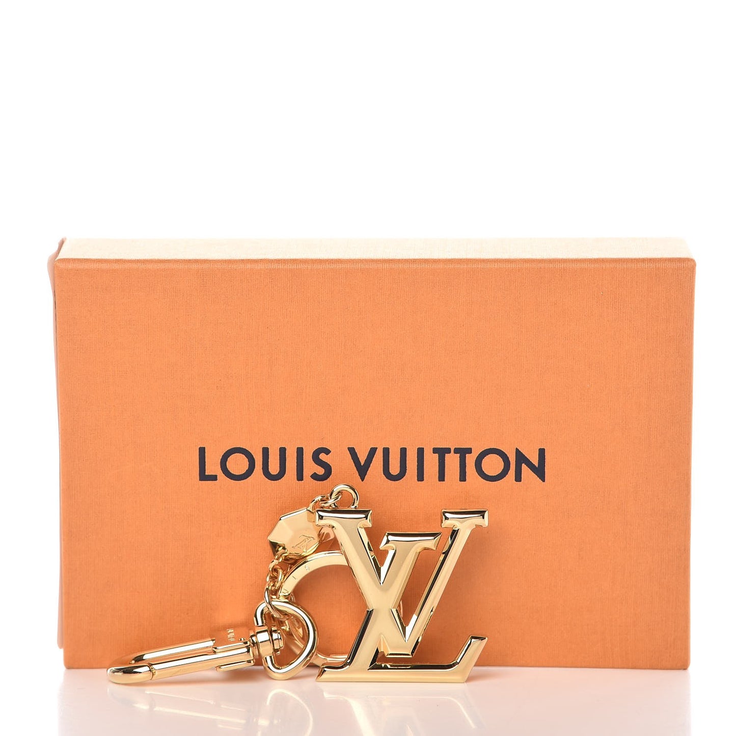 LV Facettes Bag Charm Key Holder Gold