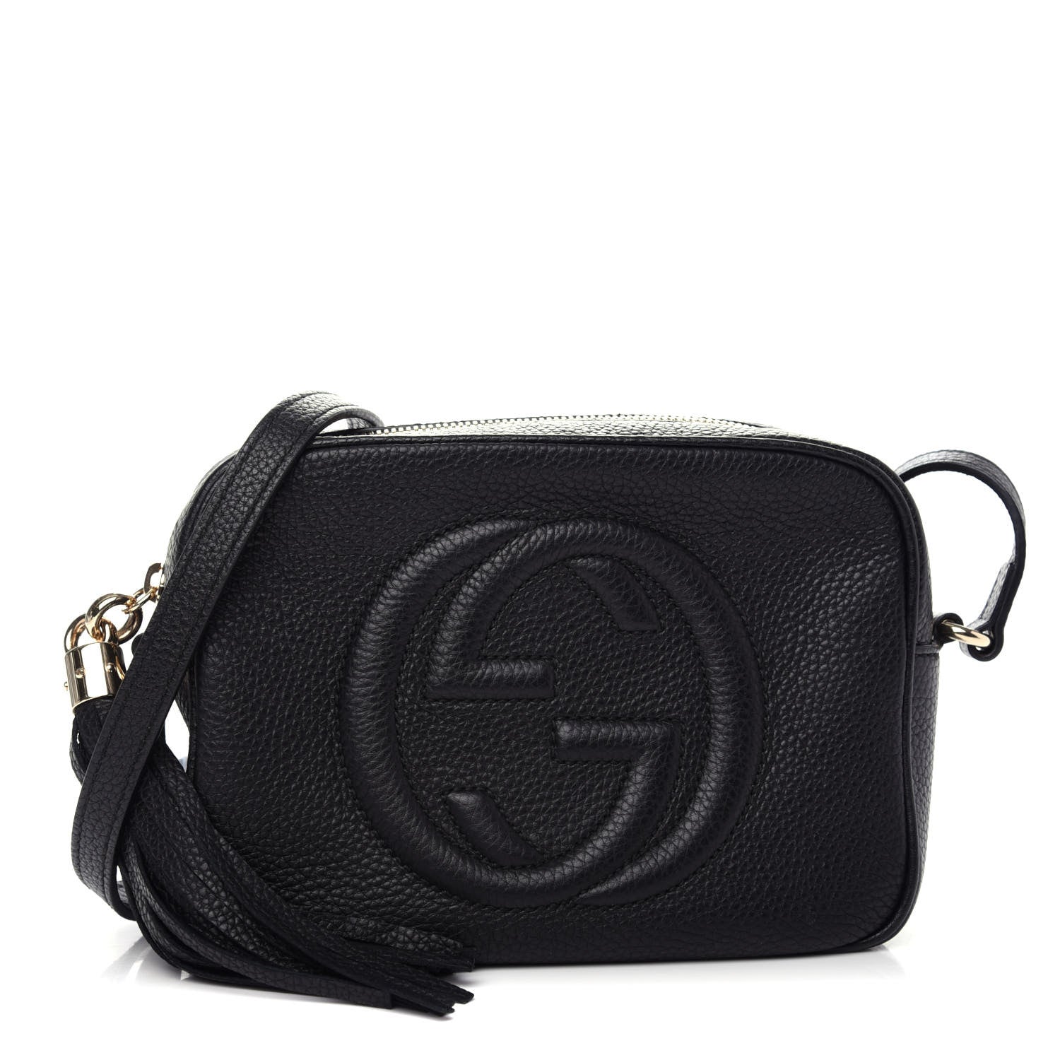 Gucci Pebbled Calfskin Small Soho Disco Bag Black 1 of 10