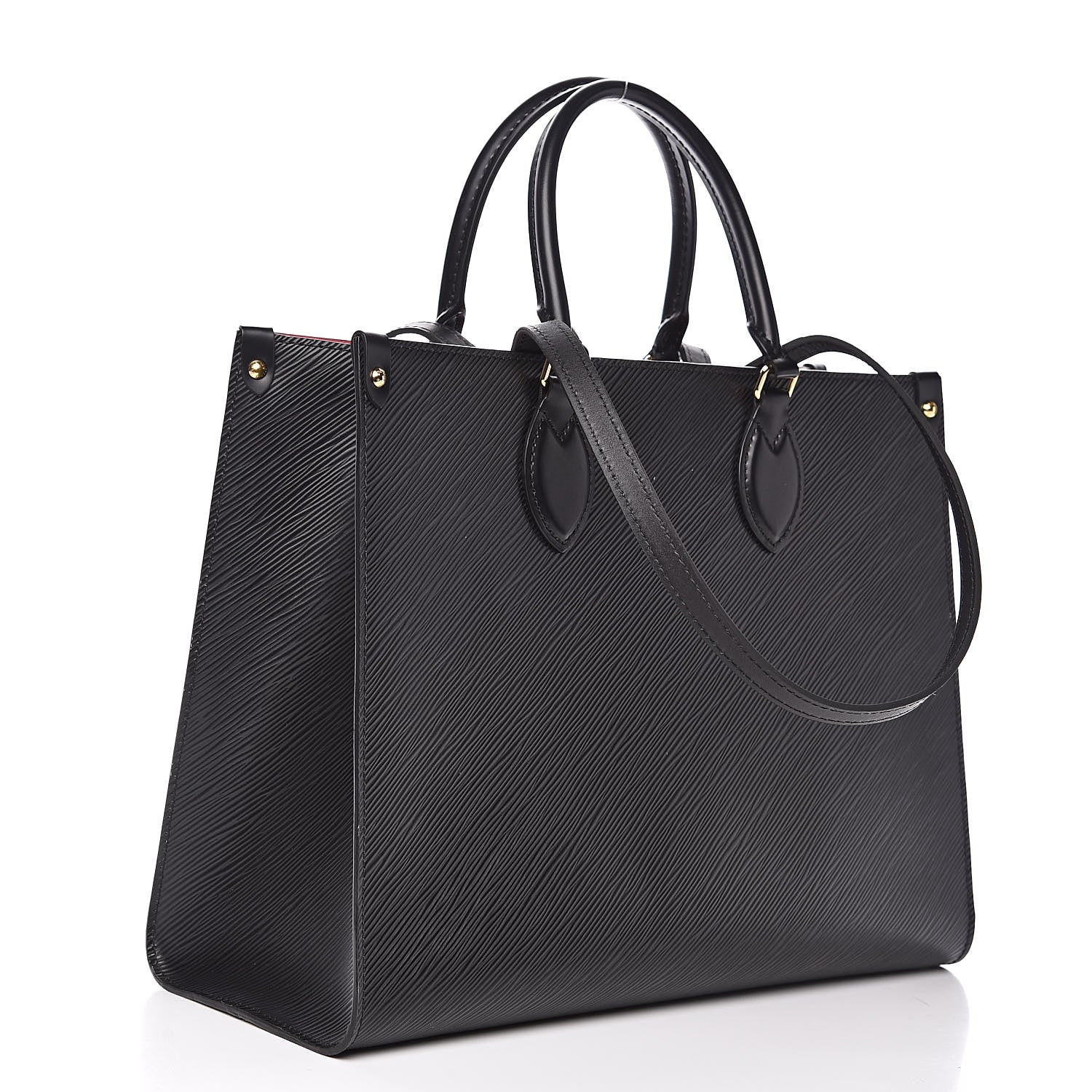 Louis Vuitton Epi Onthego MM Black 3 of 9