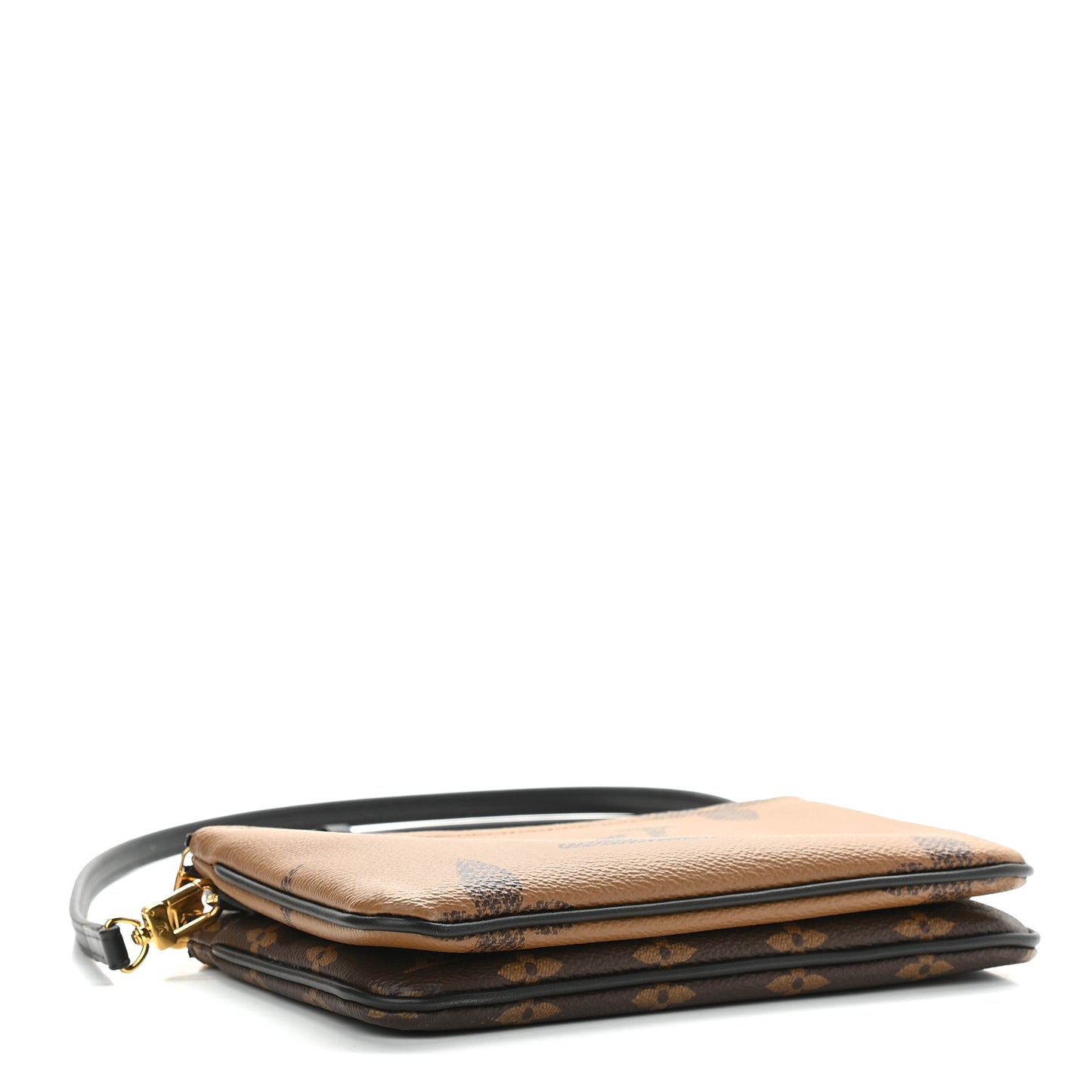 Reverse Monogram Giant Double Zip Pochette