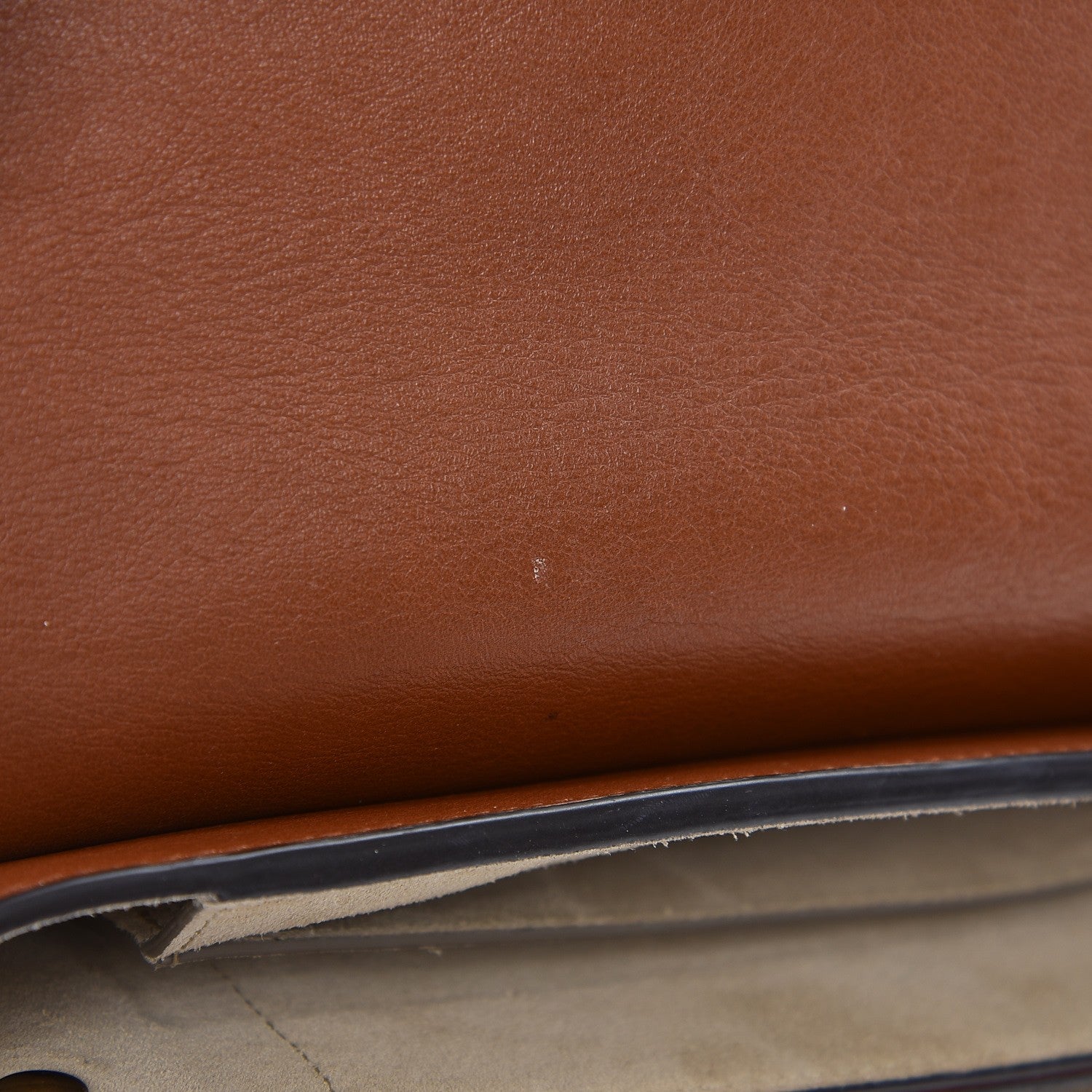 Chloe Suede Calfskin Small Faye Shoulder Bag Tobacco 7 of 9