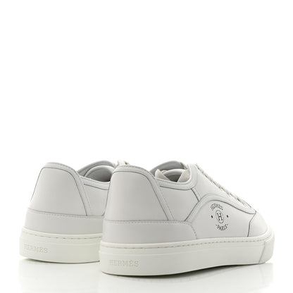 Hermes Calfskin Womens Get Sneakers 39 White 4 of 9