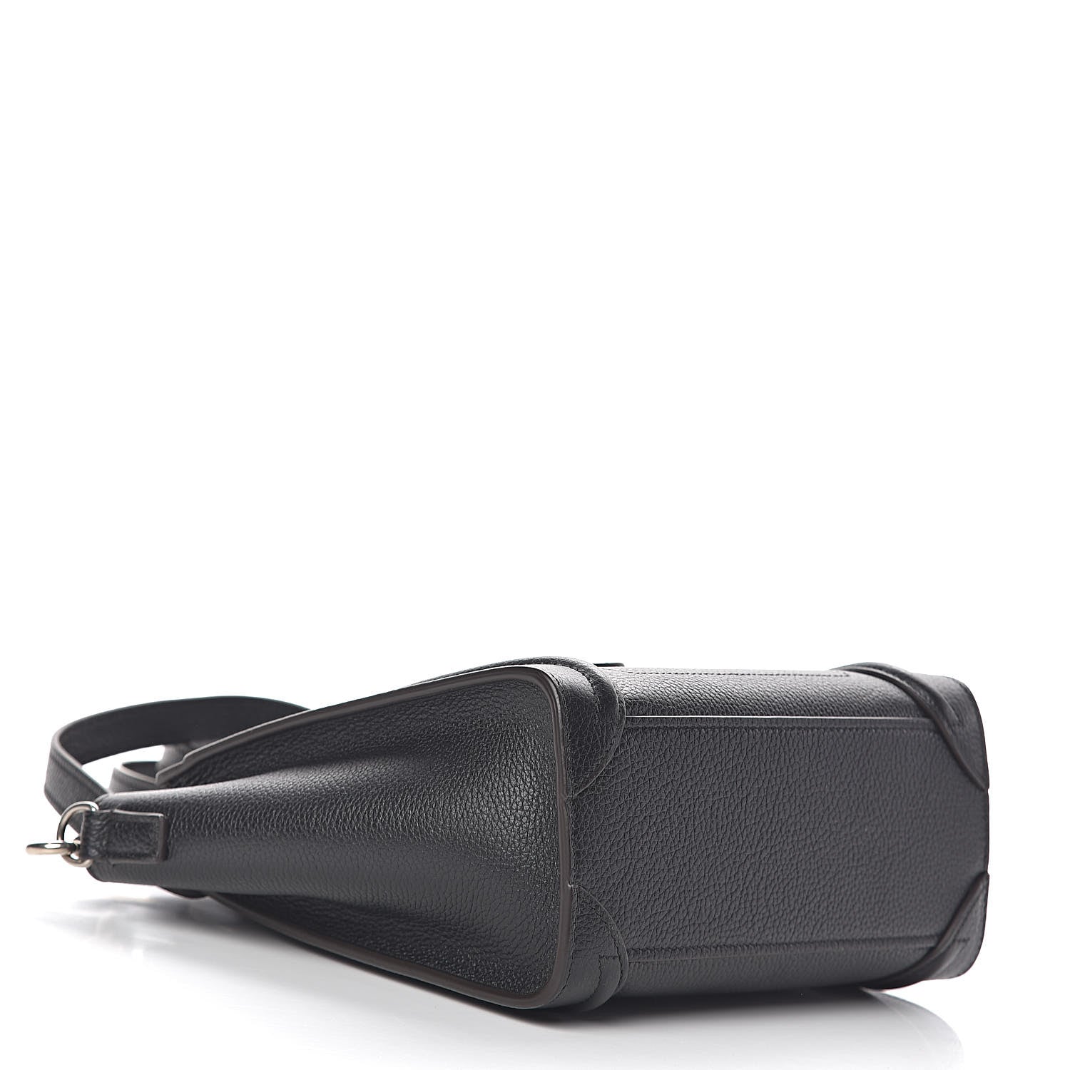Celine Drummed Calfskin Nano Luggage Black 4 of 11