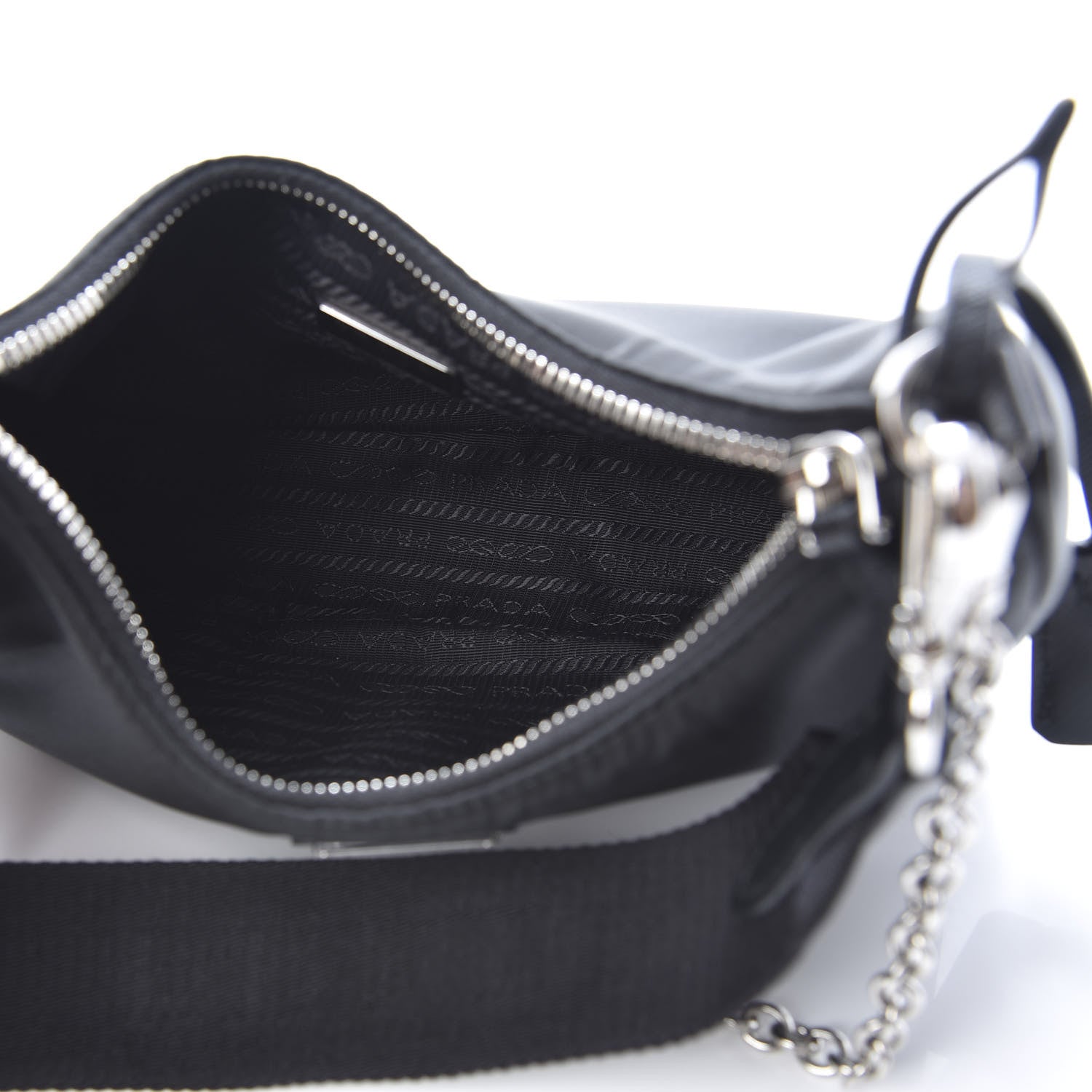 Prada Nylon Re-Edition 2005 Shoulder Bag Black 5 of 13