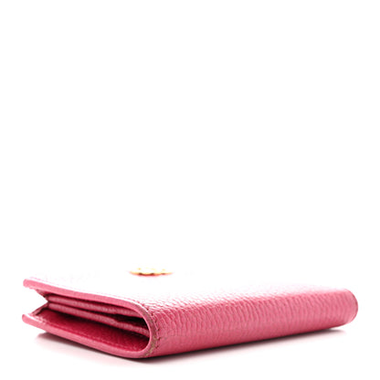 Gucci Dollar Calfskin GG Marmont Compact Wallet Box Pink 4 of 10