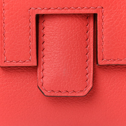 Hermes Evercolor Jige Elan 29 Clutch Rose Texas 8 of 8