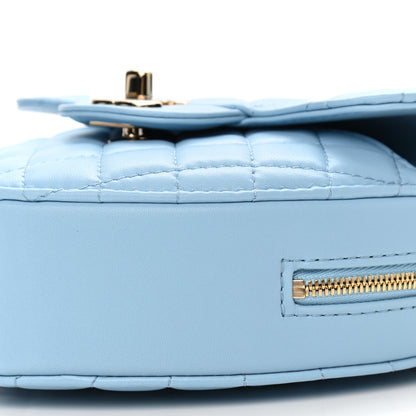 Chanel Lambskin Quilted CC In Love Heart Bag Light Blue 10 of 11