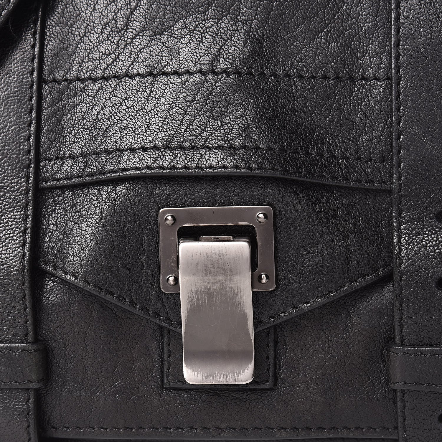 Proenza Schouler Lambskin PS1 Mini Pouch Messenger Black 8 of 27