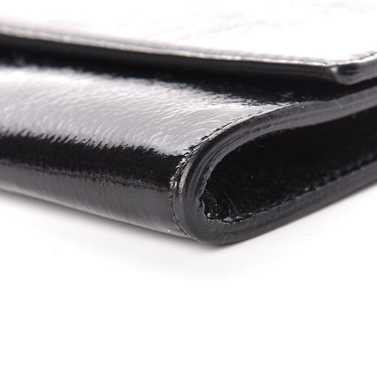 Saint Laurent Textured Patent Monogram Small Belle De Jour Clutch Black 10 of 10