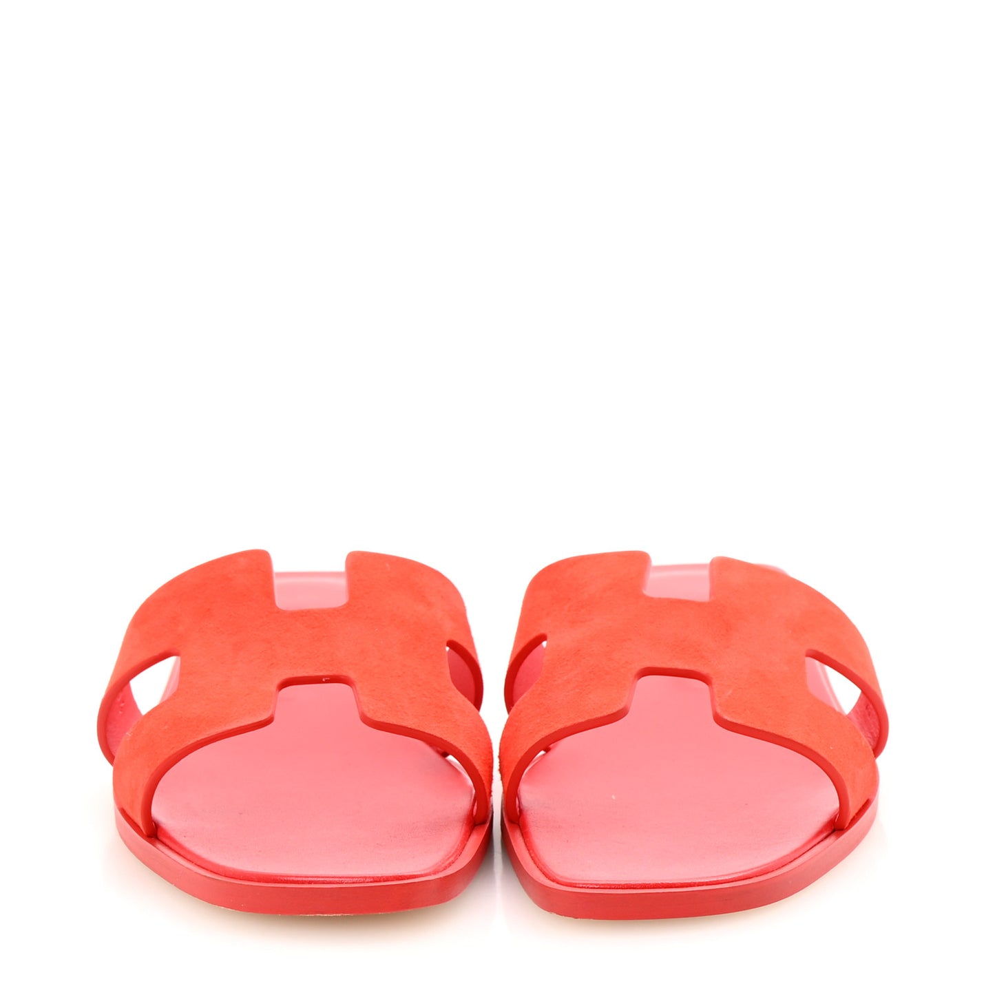 Suede Goatskin Oran Sandals 39 Rouge Grenadine