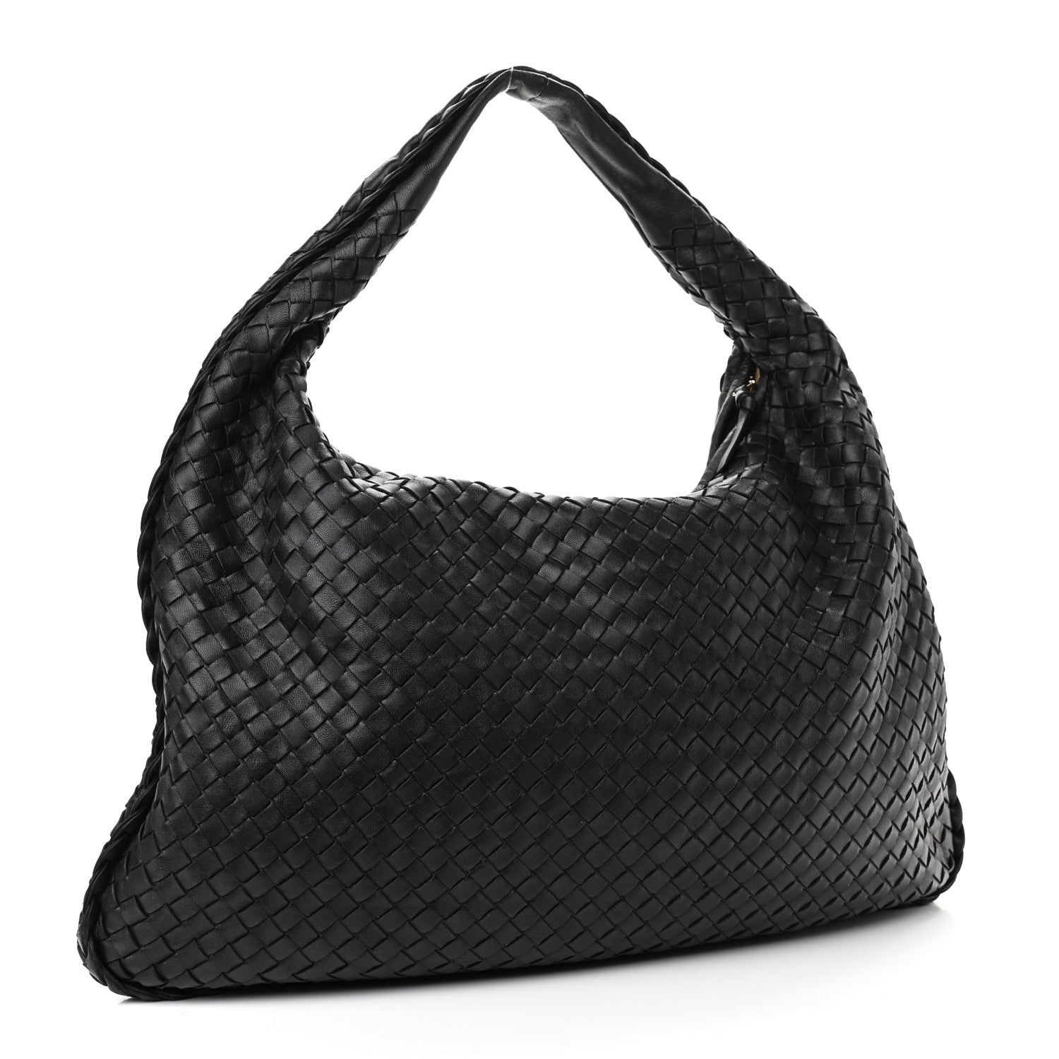 Bottega Veneta Nappa Intrecciato Large Veneta Hobo Black 2 of 12