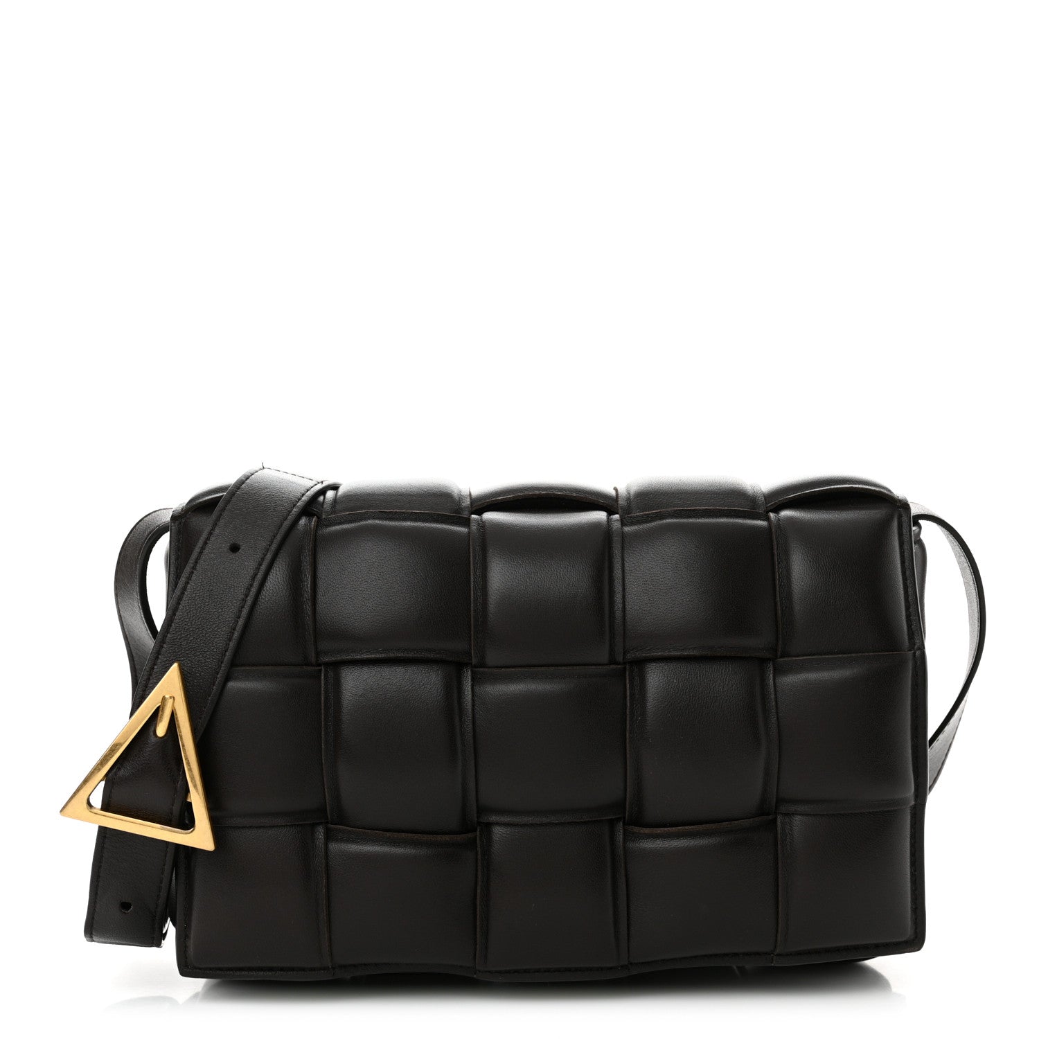 Bottega Veneta Nappa Maxi Intreccio Padded Cassette Crossbody Bag Fondente 1 of 15