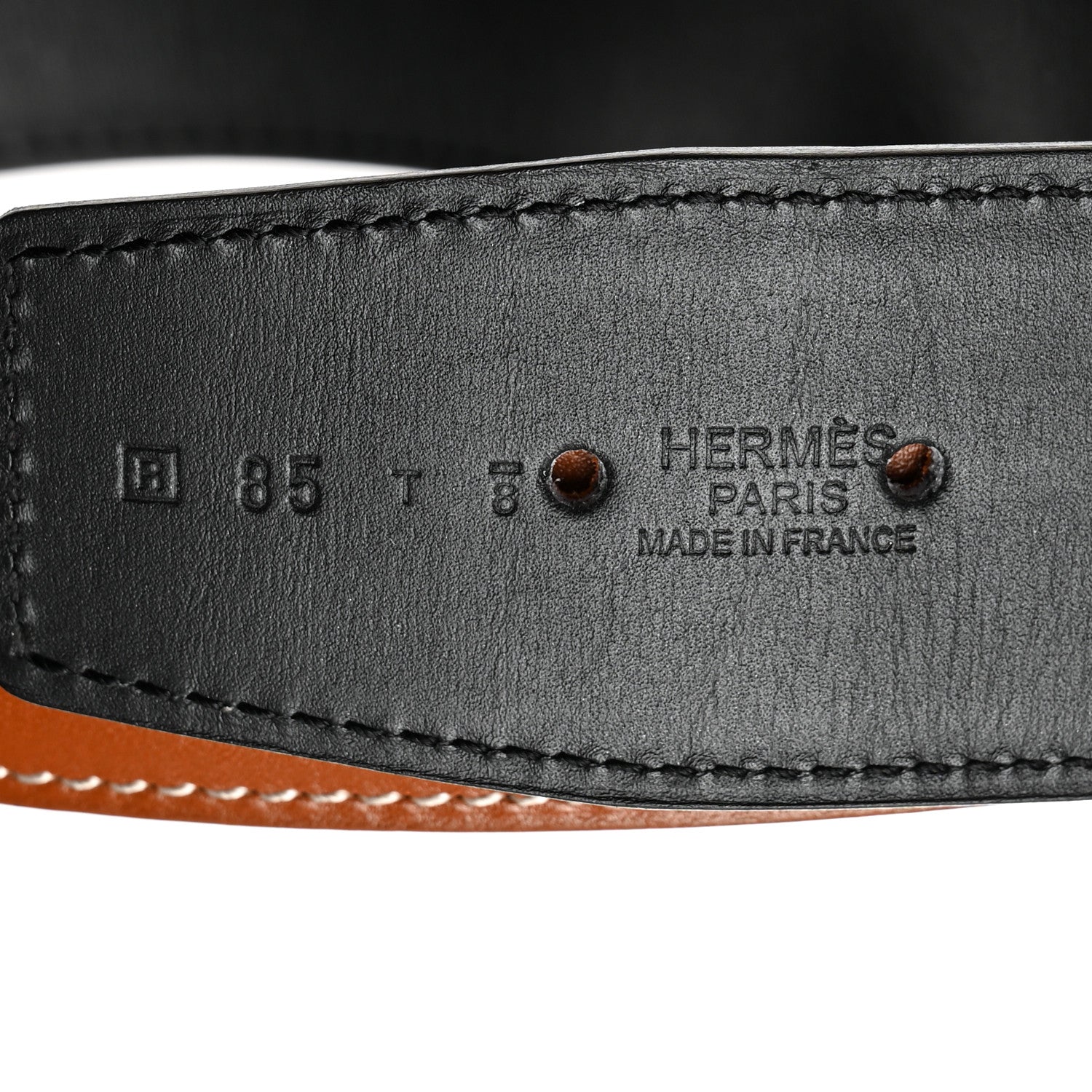 Hermes Box Swift 32mm Idem Belt 85 34 Black Gold 6 of 7