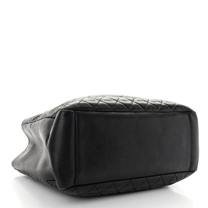 Chanel Caviar Quilted Grand Shopping Tote GST Black 4 of 13
