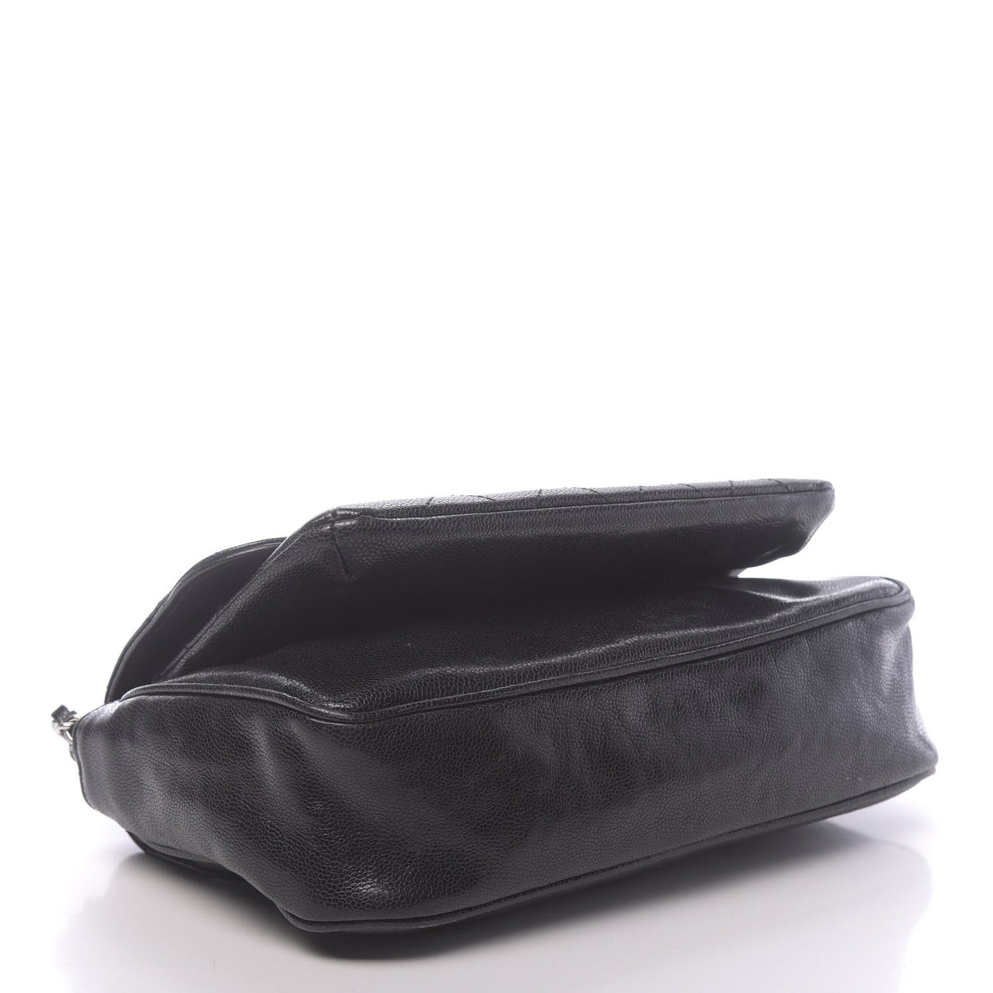 Glazed Caviar Pocket In The City Flap Black