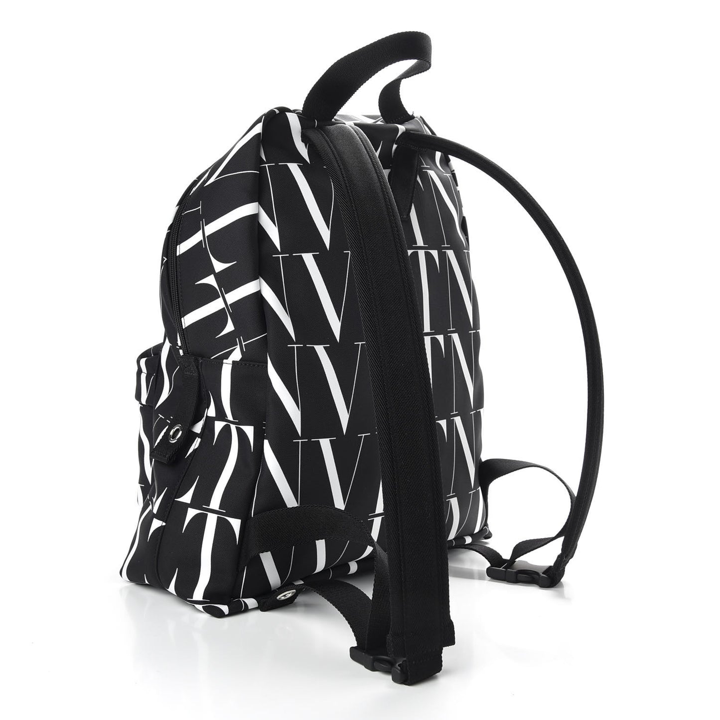 Nylon VLTN Times Backpack Black White
