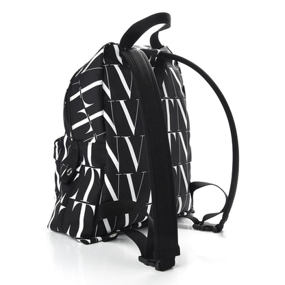 Valentino Garavani Nylon VLTN Times Backpack Black White 2 of 8