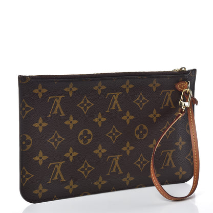 Louis Vuitton Monogram Neverfull MM GM Pochette 3 of 9