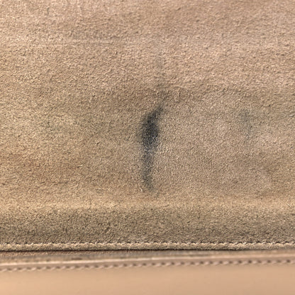 Saint Laurent Smooth Calfskin Medium Classic Monogram Kate Tassel Satchel Dark Beige 12 of 12