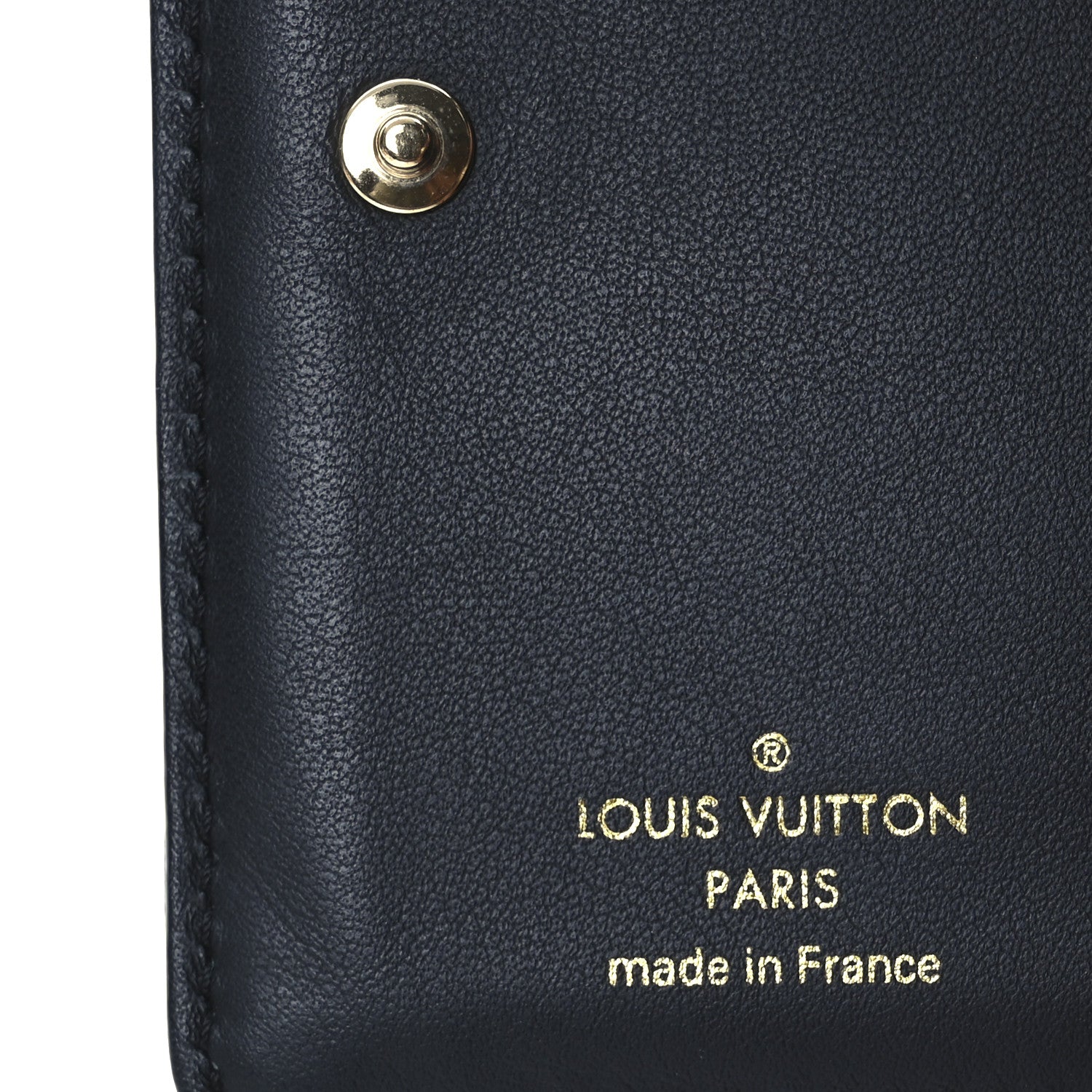 Louis Vuitton Lambskin Embossed Monogram Lou Coussin Wallet Black 8 of 9