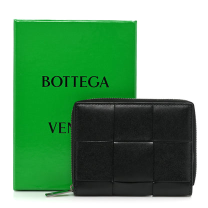 Bottega Veneta Nappa Maxi Intrecciato Zip Around Wallet Black 11 of 11