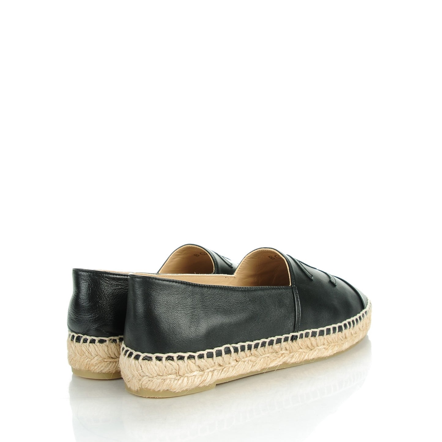 Lambskin CC Espadrilles 37 Black