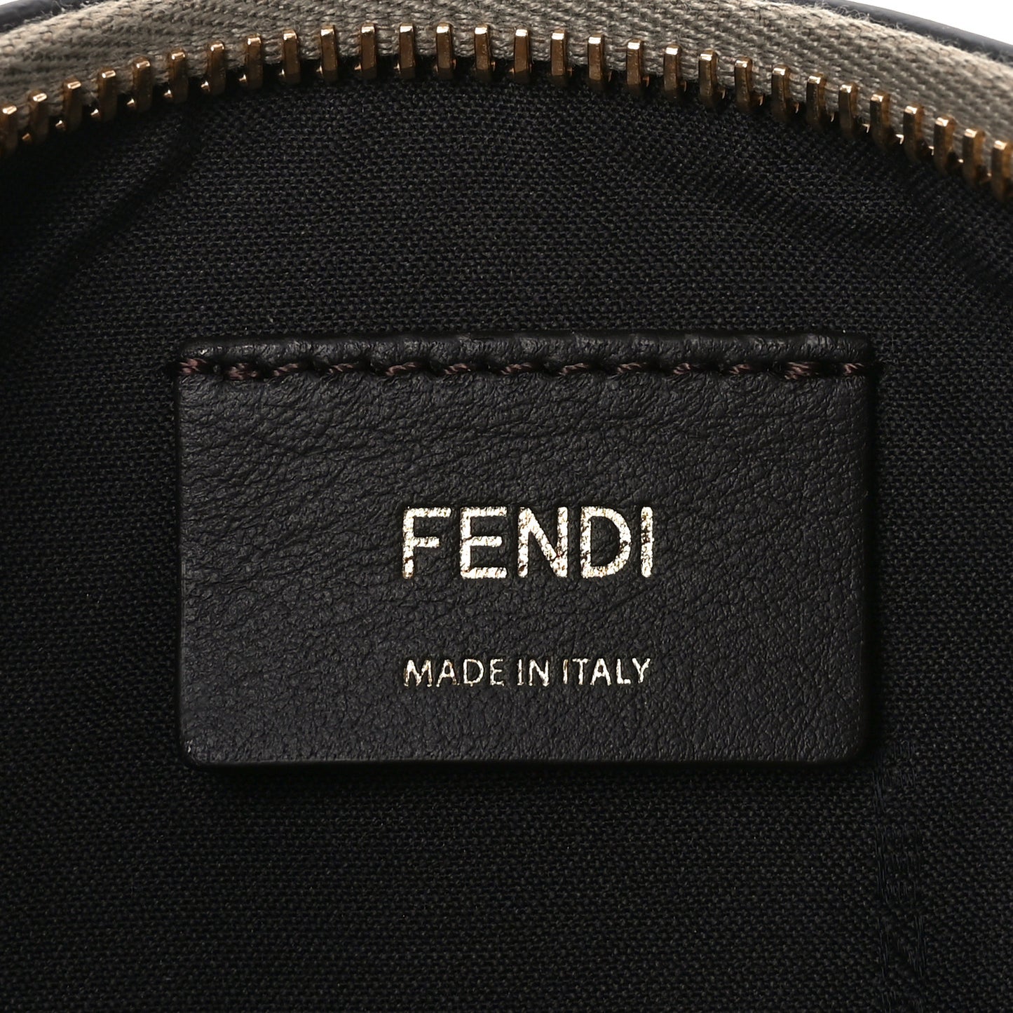 Vitello Grace Matte Small Fendigraphy Hobo Bag Tortora