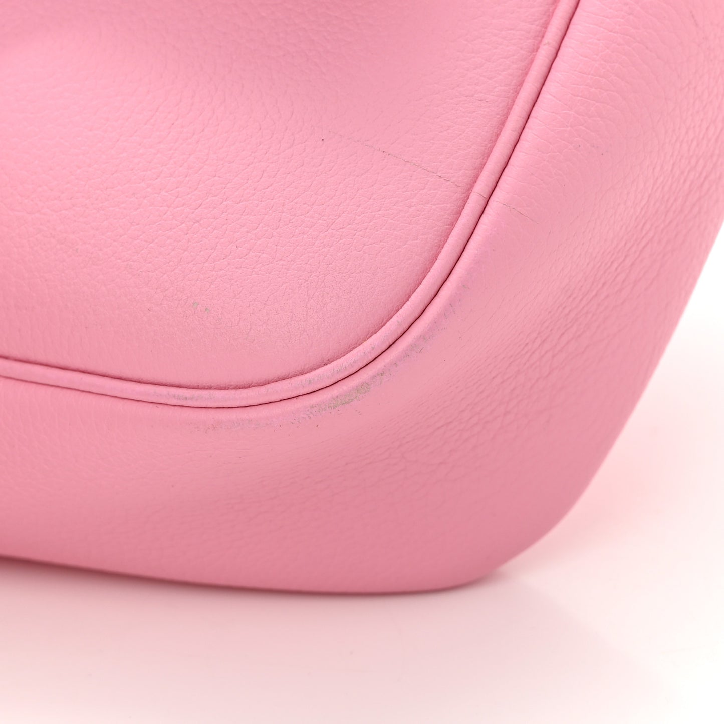 Grained Calfskin Medusa Camera Bag Pink