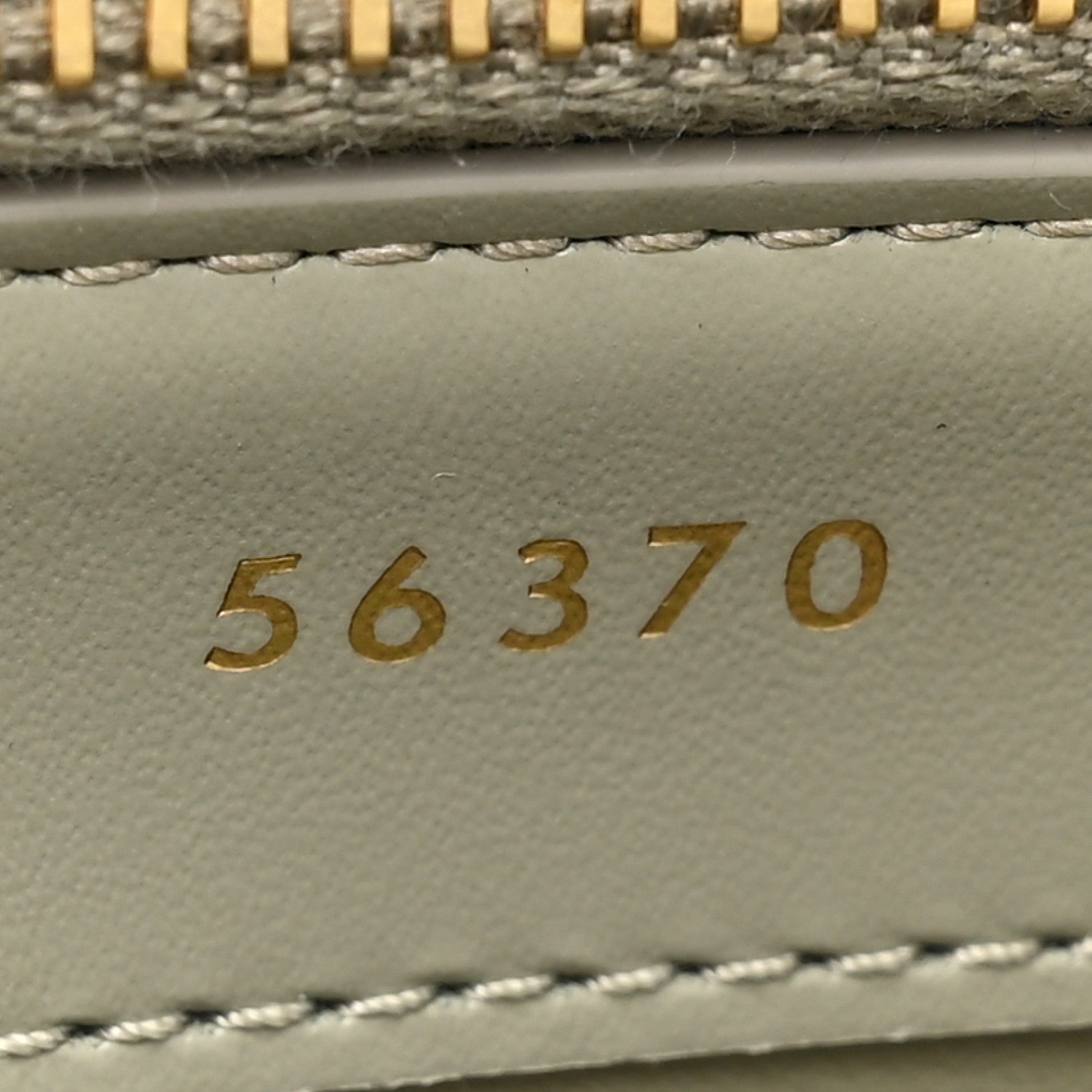 Celine Satinated Calfskin Small 16 Top Handle Bag Green Clay 10 of 13