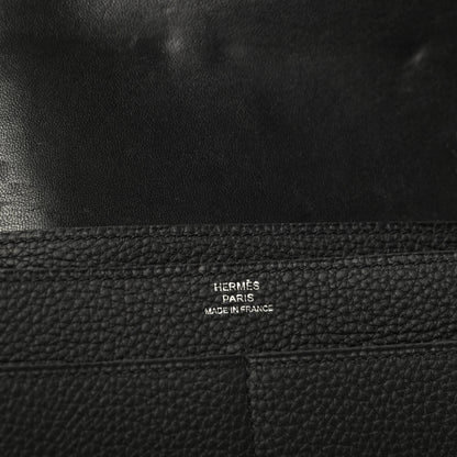 Hermes Togo Dogon Duo Wallet Black 6 of 8