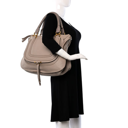 Chloe Calfskin Large Marcie Satchel Blush Nude 2 of 9