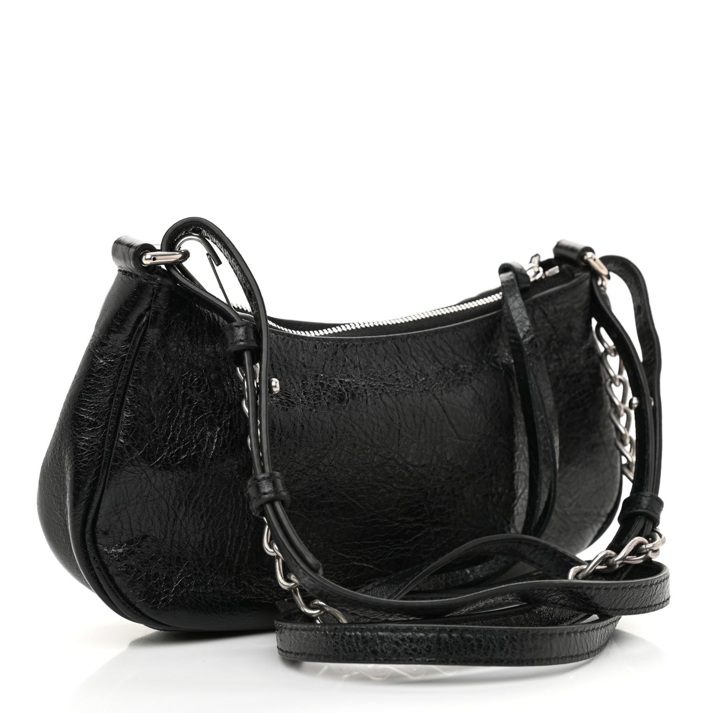 Agneau Arena Le Cagole Mini Purse With Chain Black