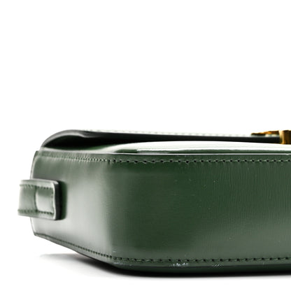 Celine Shiny Calfskin Triomphe Shoulder Bag Forest 9 of 10