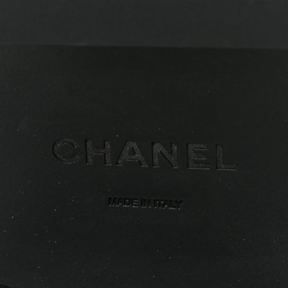 Chanel Calfskin CC Platform Loafers 38 Black 6 of 7