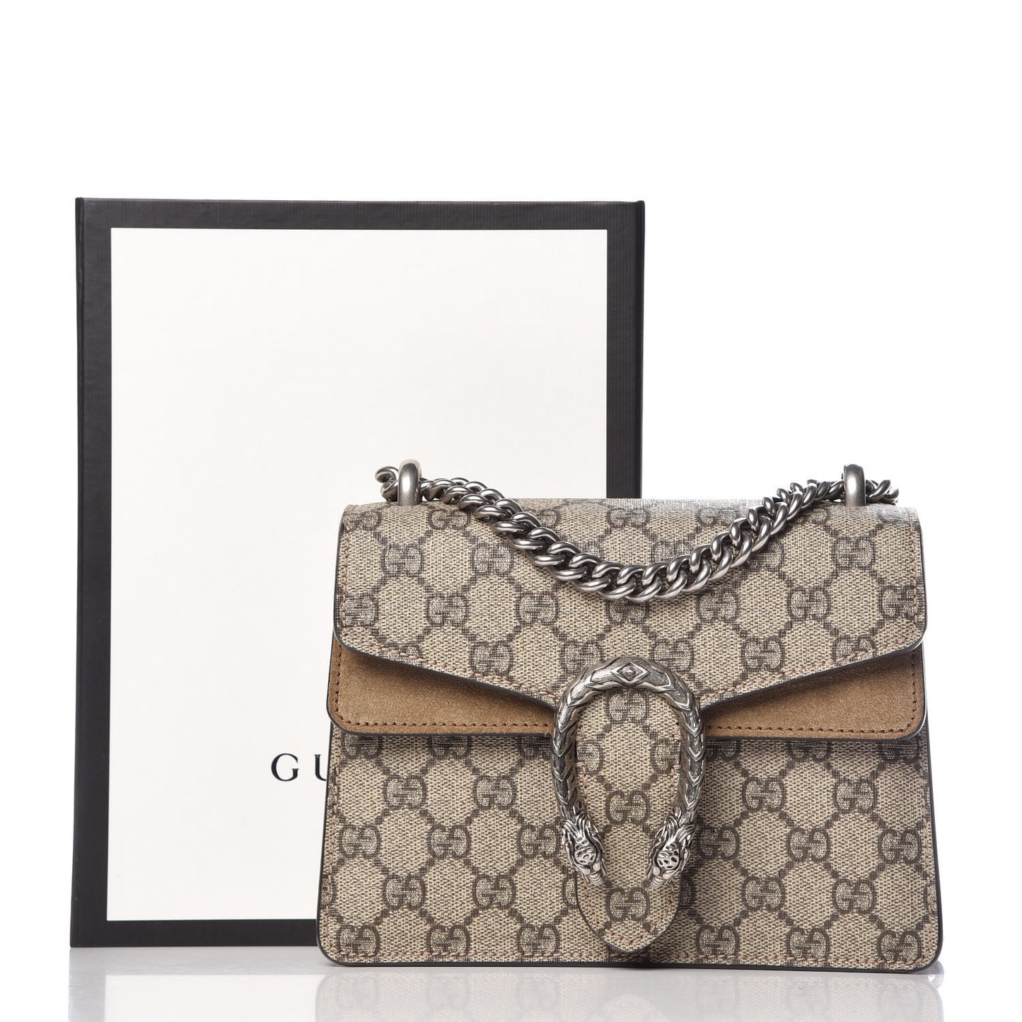 GG Supreme Monogram Mini Dionysus Shoulder Bag Taupe