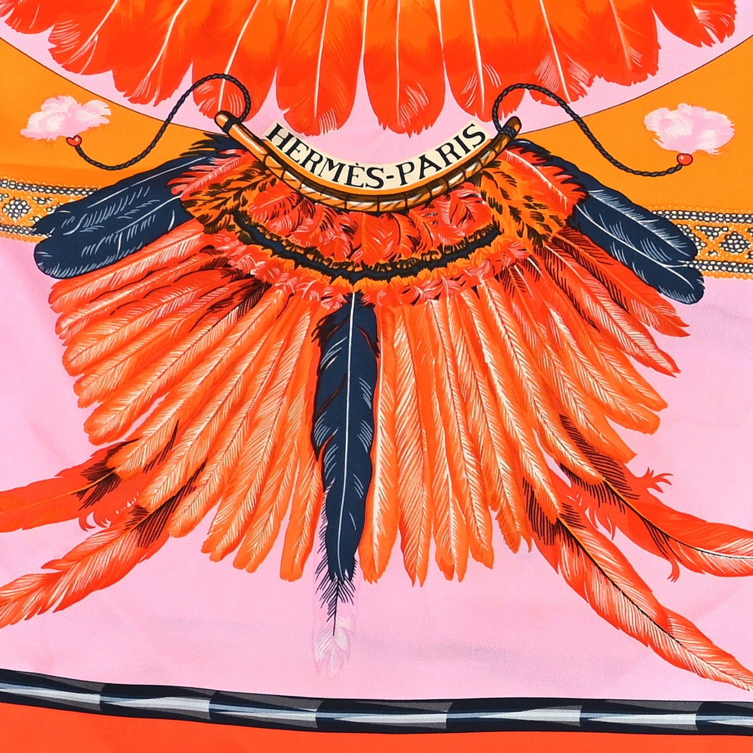 Hermes Silk Brazil Giant Triangle Scarf 2 of 3