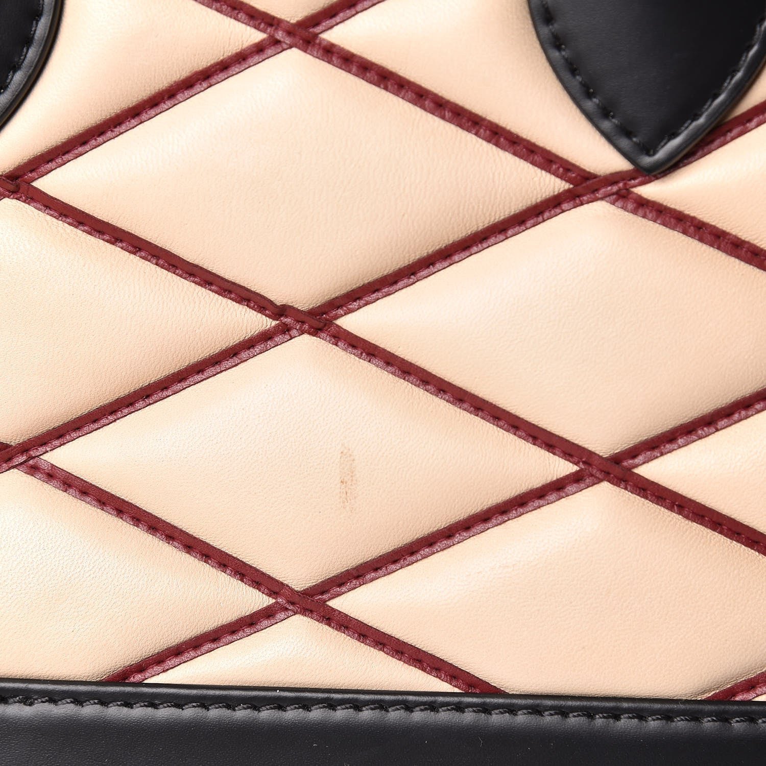 Louis Vuitton Lambskin Malletage Alma BB Natural 11 of 12