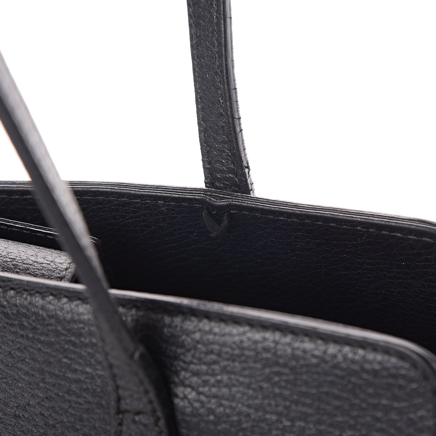Gucci Pebbled Calfskin Small Swing Tote Black 8 of 10