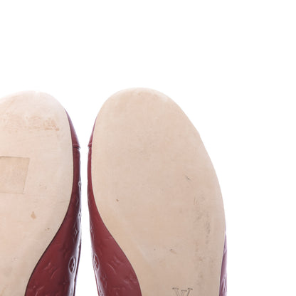 Louis Vuitton Calfskin Embossed Monogram Debbie Ballerina Flats 41 9 of 10