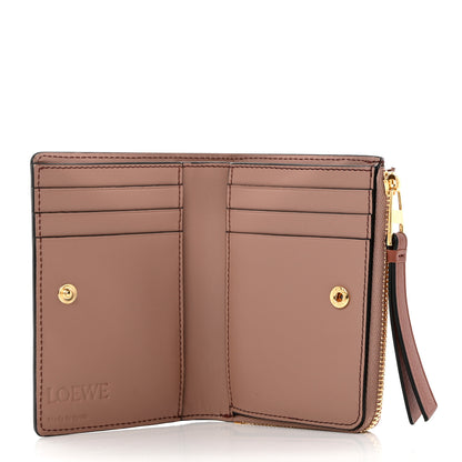 Loewe Calfskin Puzzle Zip Bi-Fold Wallet Dark Blush Dark Rust 5 of 7
