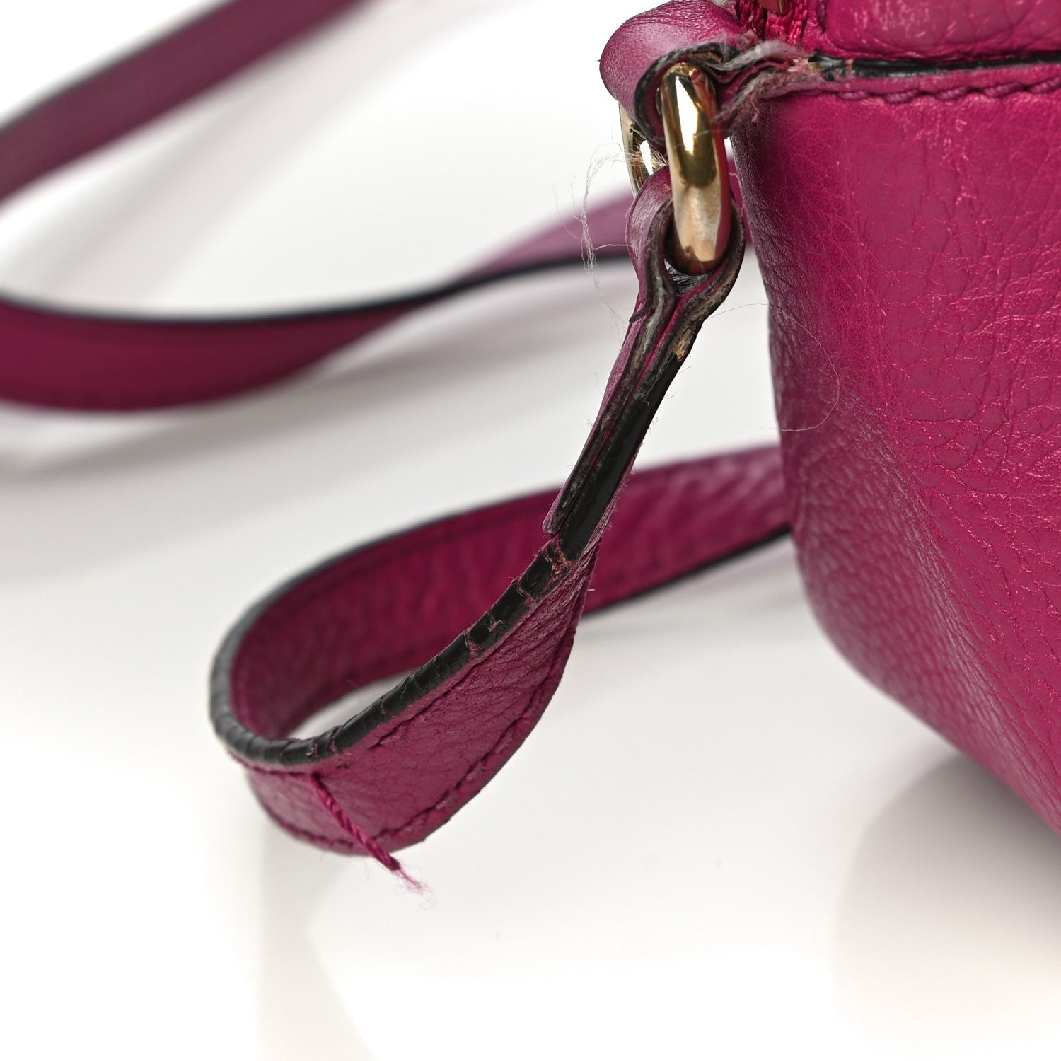 Gucci Cellarius Calfskin Small Soho Disco Bag Bright Bouganville 21 of 33
