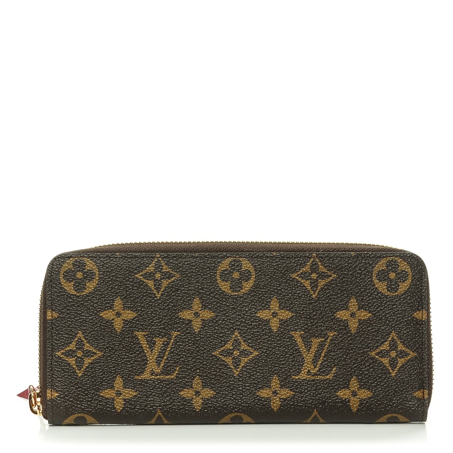 Monogram Clemence Wallet Fuchsia