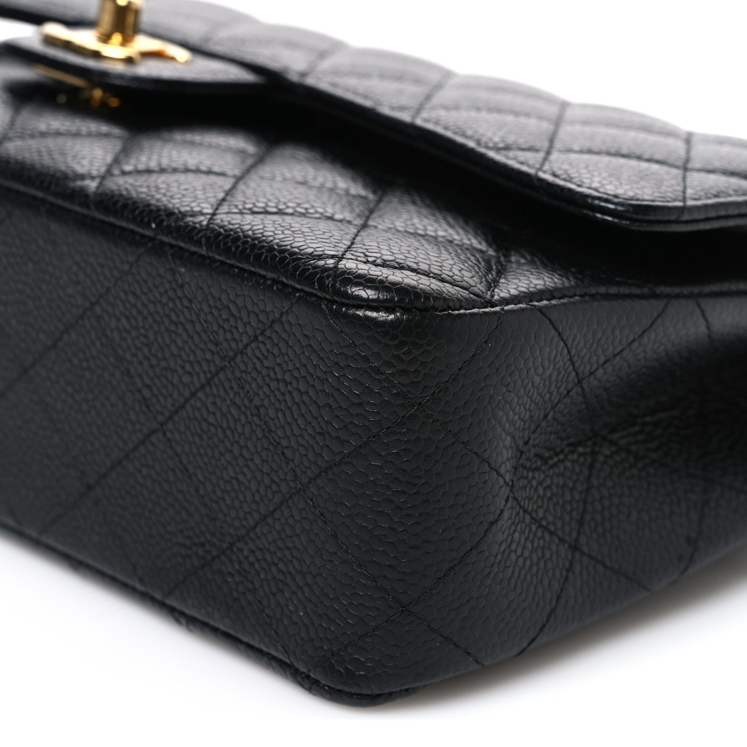 Chanel Caviar Quilted Medium Double Flap Black 10 of 10