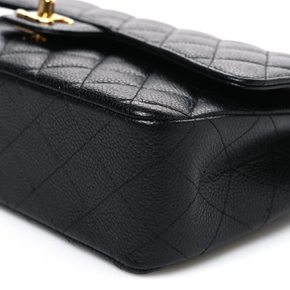 Chanel Caviar Quilted Medium Double Flap Black 10 of 10