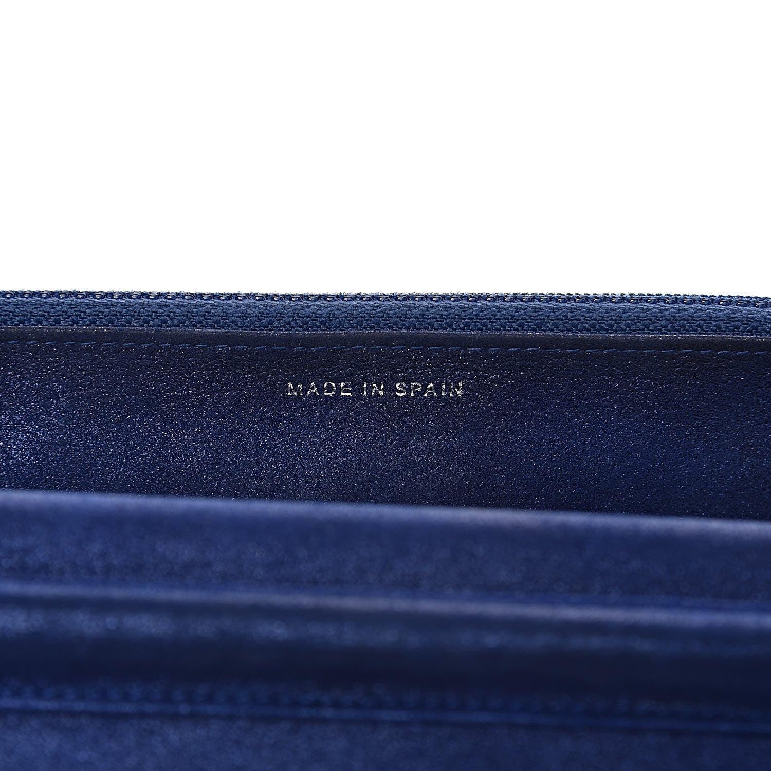 Chanel Iridescent Calfskin Quilted Wallet on Chain WOC Blue 7 of 14