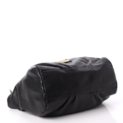 Marc Jacobs MARC By Pebbled Calfskin Classic Q Francesca Tote Black 5 of 9