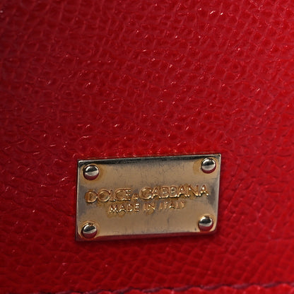 Dolce & Gabbana Dauphine Medium Miss Sicily Satchel Dark Red 6 of 9