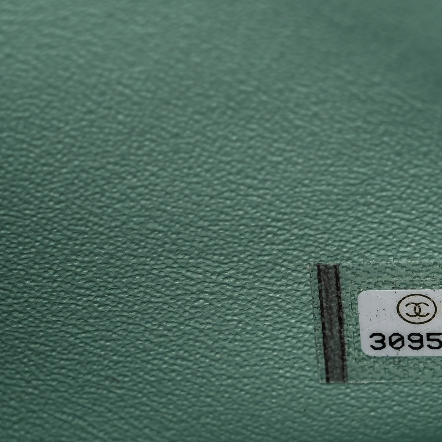 Lambskin Quilted Mini Rectangular Flap Light Green